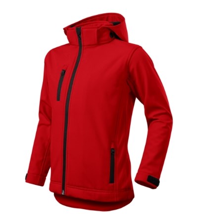 Softshelljacke Kinder Performance rot