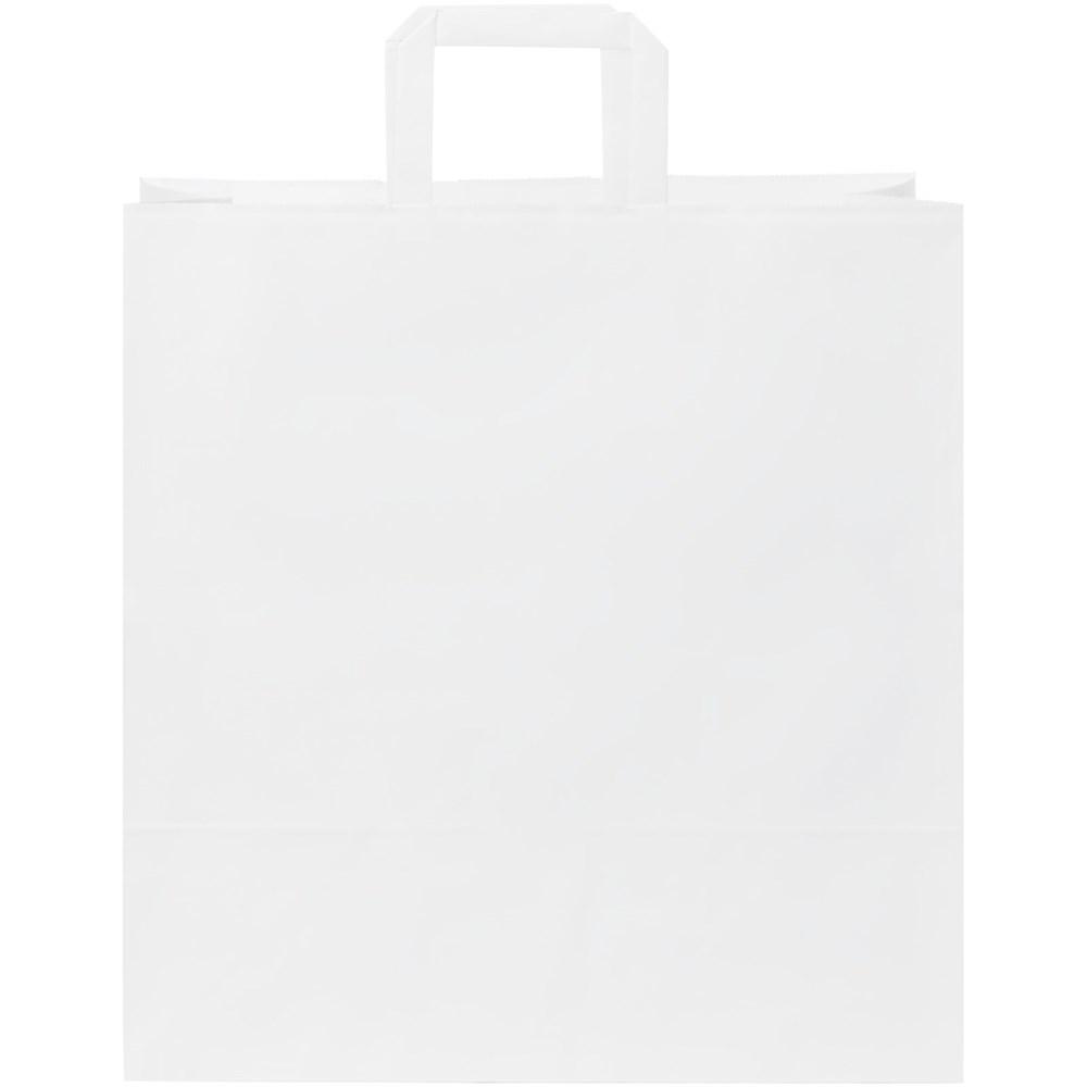 Kraftpapiertasche 80-90 g/m² mit flachen Griffen – XL